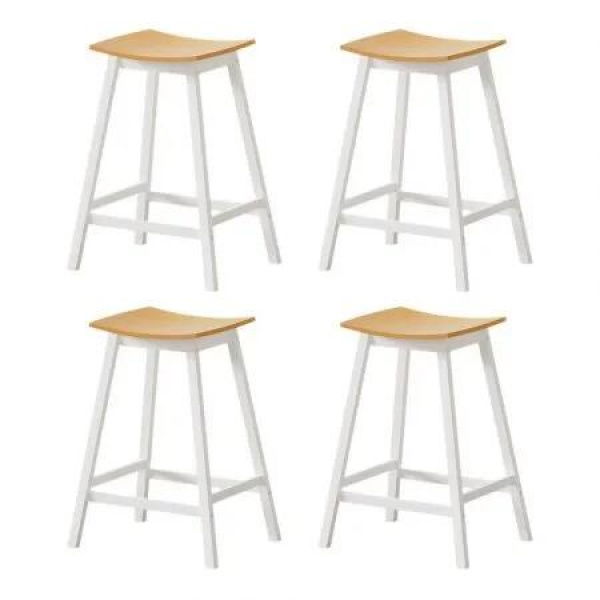 Artiss 4x Bar Stools Wooden Chairs Oak