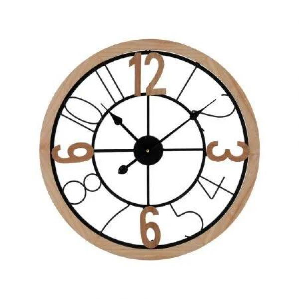 Artiss 60CM Wall Clock Wooden