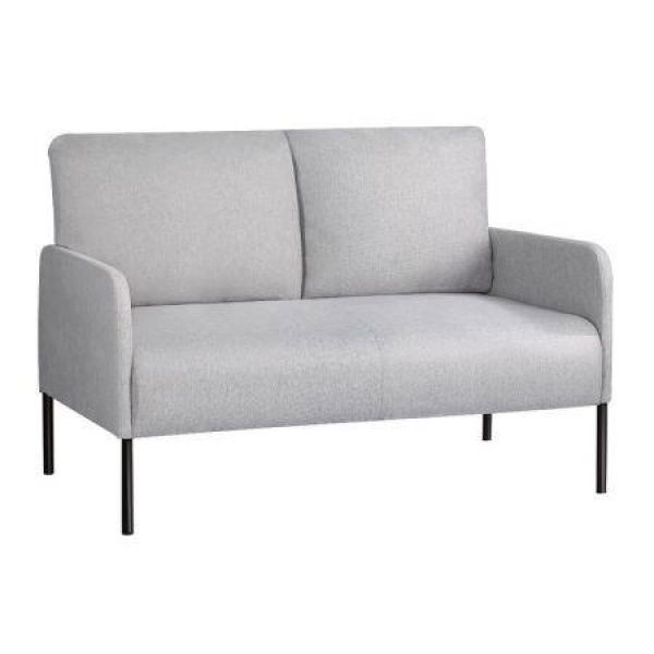 Artiss Armchair 2-Seater Sofa Pillow Linen Grey