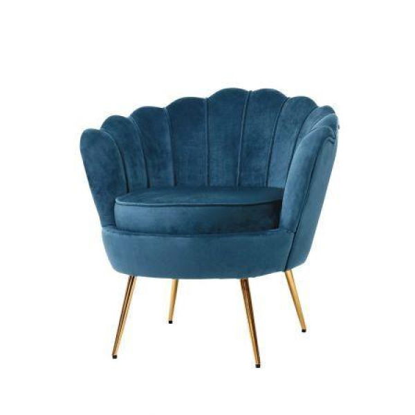 Artiss Armchair Velvet Blue Callista