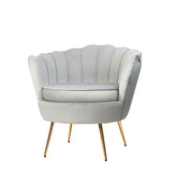 Artiss Armchair Velvet Grey Callista