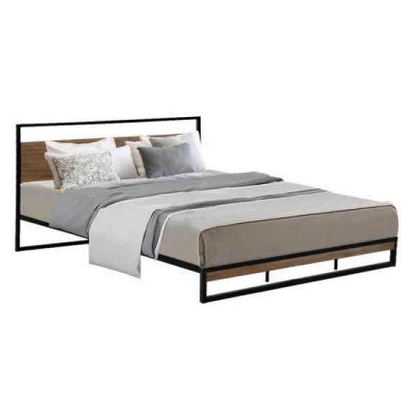 Artiss Bed Frame King Size Metal Frame DANE