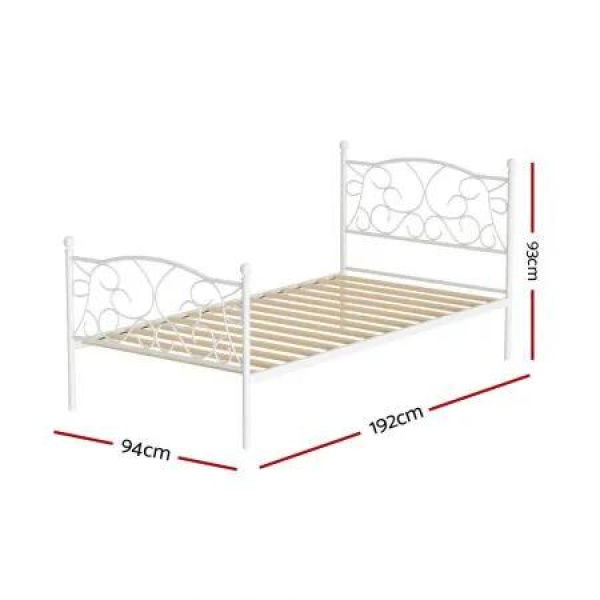 Artiss Bed Frame Single Size Metal Bed Frame GROA