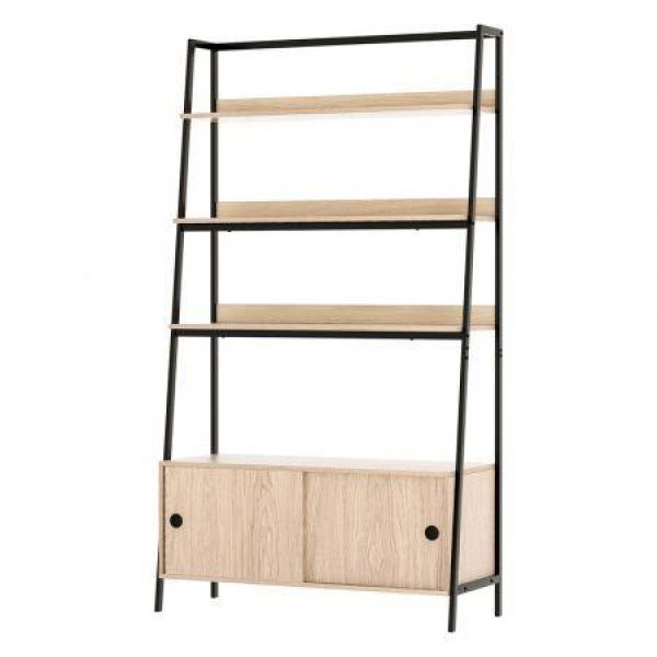 Artiss Bookshelf 5 Tier Cube Cabinet MIRA Oak