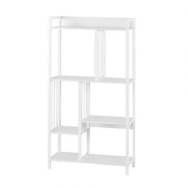 Artiss Bookshelf Display Shelves 5 Tiers 120cm White