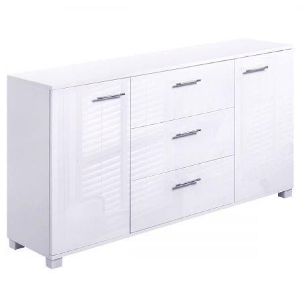 Artiss Buffet Sideboard High Gloss - White