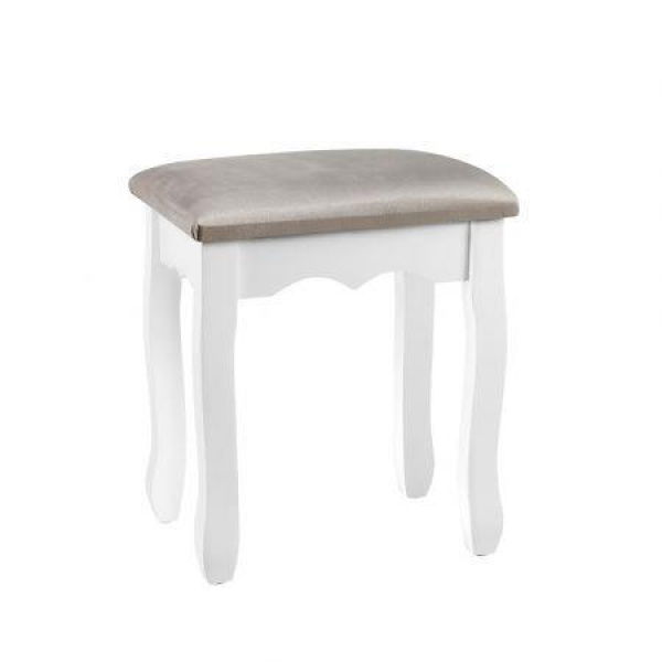 Artiss Dressing Table Stool Velvet Grey