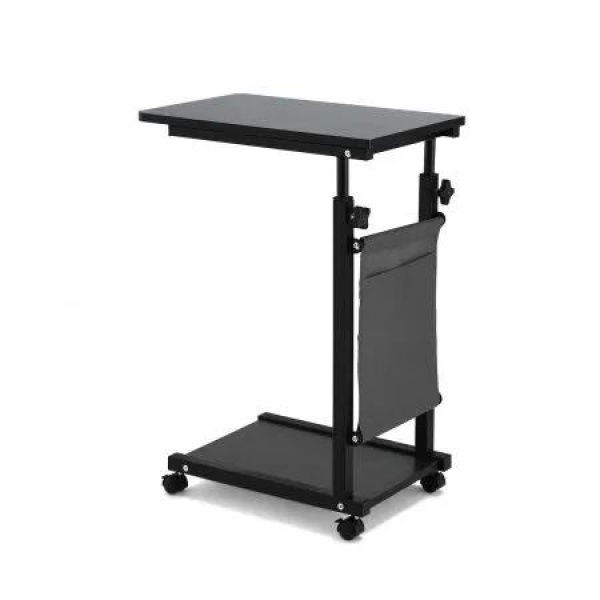 Artiss Laptop Desk Height Adjustable Mobile Workstation Computer Desks 48CM Black