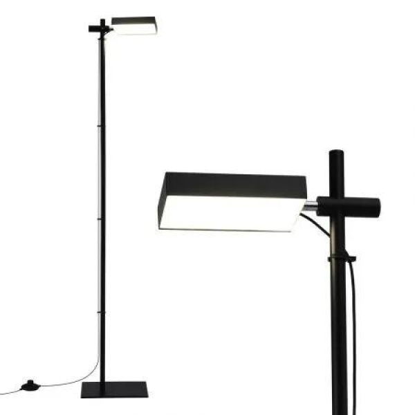 Artiss LED Floor Lamp, Modern Reading Lamp 360é”?Rotating Adjustable Light Head,12W Standing Lamp for Living Room, Bedroom Office