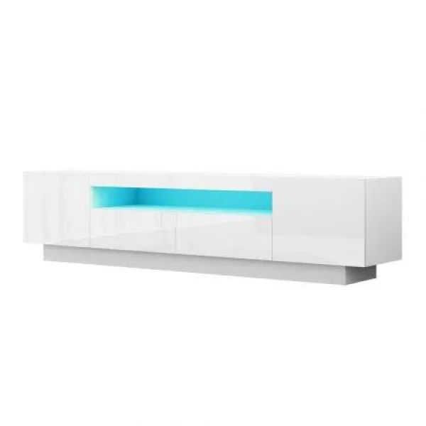 Artiss TV Unit Entertainment Unit Storage Drawer RGB LED 180cm White