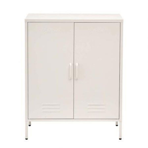 ArtissIn Buffet Sideboard Metal Cabinet - SWEETHEART White