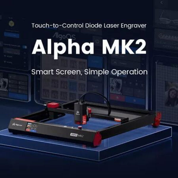 Australian Alpha MK2 20W laser engraving machine with air pump