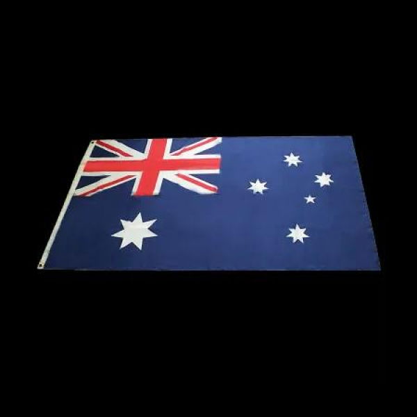 Australian Flag Heavy Duty Woven Spun Poly Australia Flag Metal Clips