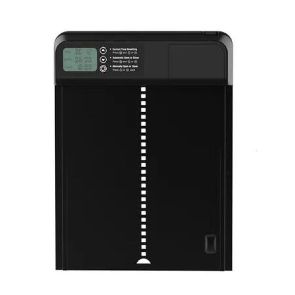 Automatic Chicken Coop Door, Chicken Coop Door with Timer, Run Chicken Automatic Door Aluminum IPX3 Weatherproof