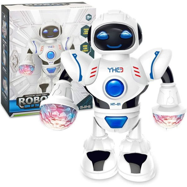 Automatic Electric Dance Robot With Disco Hands Kid Robot Toys For Boys Girls