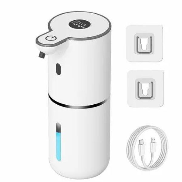 Automatic Liquid Soap Dispenser Touchless,USB Rechargeable Smart Hand Soap Dispenser,6-Level Adjustable,12.8oz/380mL