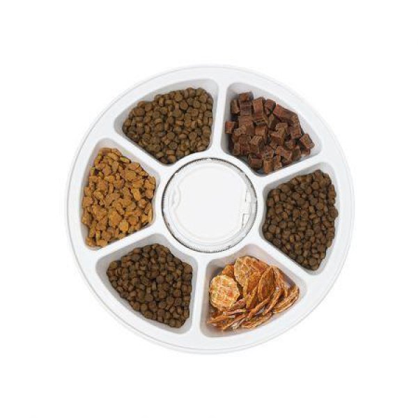 Automatic Pet Feeder 6 Meals Wet And Dry With Programmable Timer Automatic Dispenser For Cats And Small Medium Dogs
