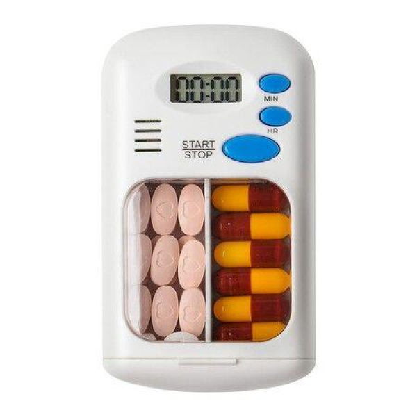 Automatic Pill Reminder Box Portable Travel Mini Cute Medicine Reminder