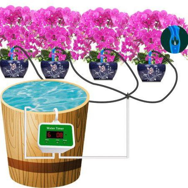 Automatic Watering System Plant Self Watering System Automatic Drip Irrigation Kit For 6 Plants