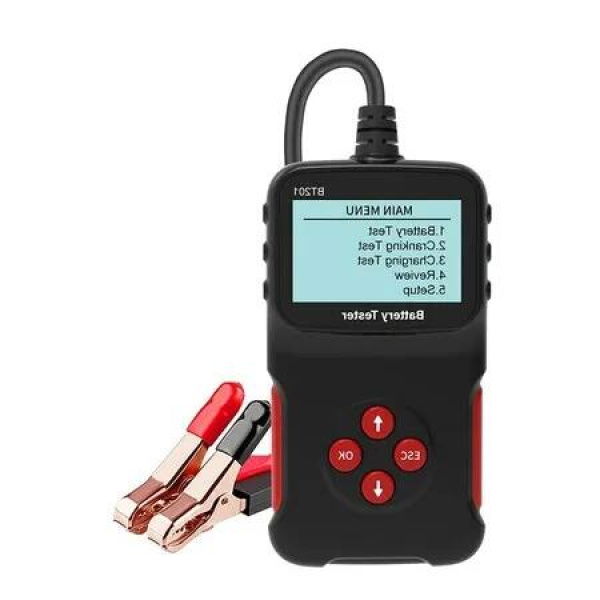 Automotive 12V Car Battery Tester: For Cars, Trucks, SUVs, Motorcycles, and Ships (100 to 2000 CCA)