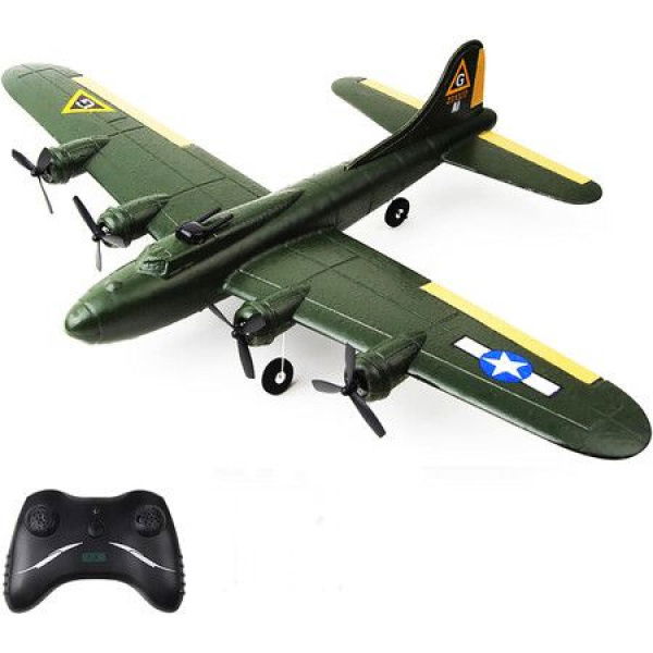 B-17 RC Airplane Ready To Fly Easy To Fly RC Glider For Kids And Beginners Hobby Remote Control Airplane For Adults.