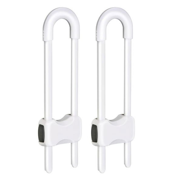 Babyproofing Cabinets Cabinet Locks For Babies U-Shaped Child Locks For Cabinets Childproof Cabinet Latches Child Safety Cabinet Locks (Pack Of 2)