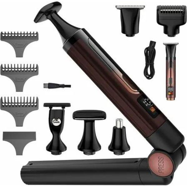 Back Shavers for Men Long Handle Waterproof Back Shaver with 4 Shock Absorber Flex Heads,Rechargeable Electric Back Razor Hair Trimmer for Body Grooming