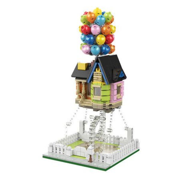 Balloon House Building Kit For Kids Ages 8-14 635 Pieces Creative Building Blocks Set Girls Toys For Christmas Birthday Gifts