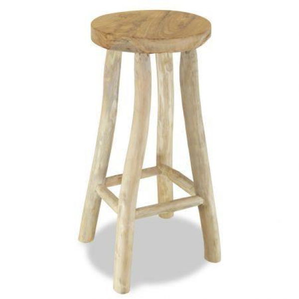 Bar Stool Teak Brown