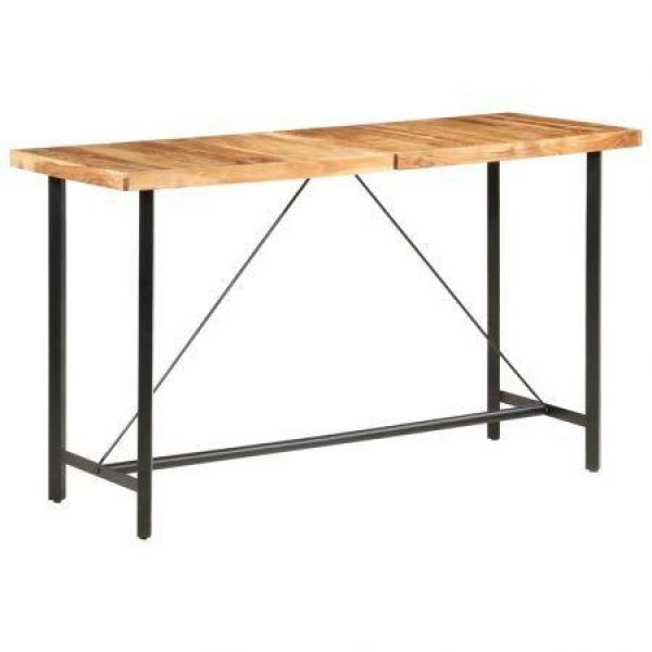 Bar Table 180x70x107 Cm Solid Acacia Wood