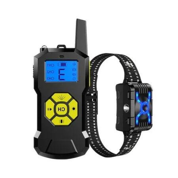 Bark Stopper Remote Control Spray Dog Trainer: Safe, Waterproof Dog Training Collar with Shock and No Shock Options