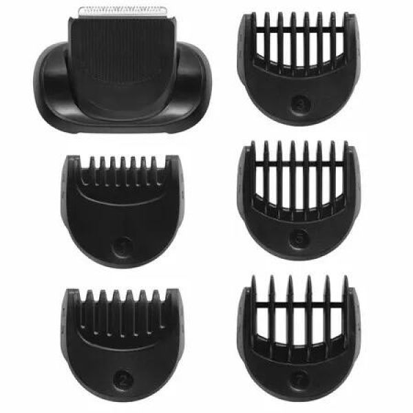 Beard Trimmer Attachment for Braun Series 5, 6 and 7 Electric Razors, 1 Replaement Trimmer Head and 5 Combs for Shaver 5018s, 5020s, 5050cs