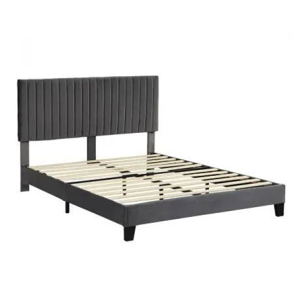 Bed Frame Queen Size Mattress Grey