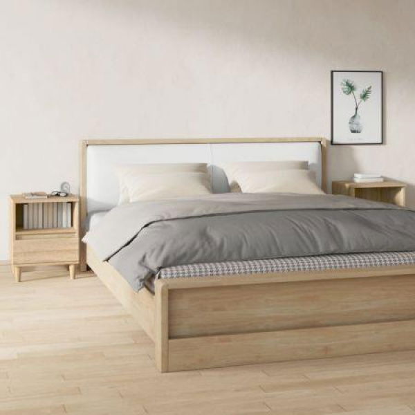 Bedside Cabinets 2 Pcs Sonoma Oak 40x35x50 Cm