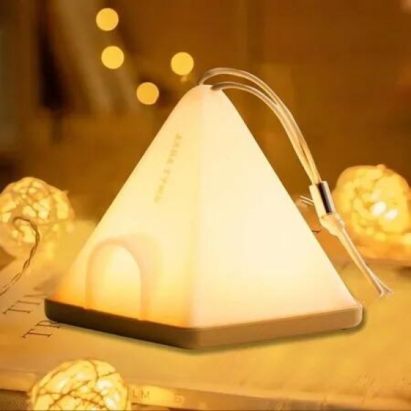 Bedside Touch Lamp, Dimmable Small Bedroom Lamp, Timer Function, 3 Brightness Level Rechargeable Night Light for Bedroom, Kitchen, Outdoor