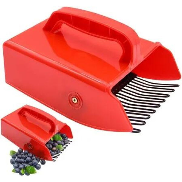 Berry Picker Rakes with Metallic Comb for Effortless Blueberry, Lingonberry, and Huckleberry Harvesting