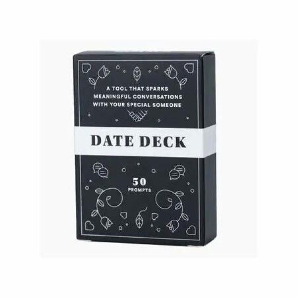 BestSelf Co Date Deck Couples Card Game 50 Conversation Starters Relationship Enhance Communication Bonding Fun Meaningful Date Nights