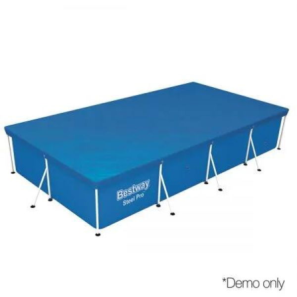 Bestway 58017 Pool Cover Fits 4x2.11m Above Ground Swimming Pool PE Blanket