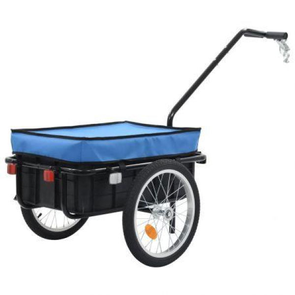 Bike Cargo Trailer/Hand Wagon 155x61x83 Cm Steel Blue.