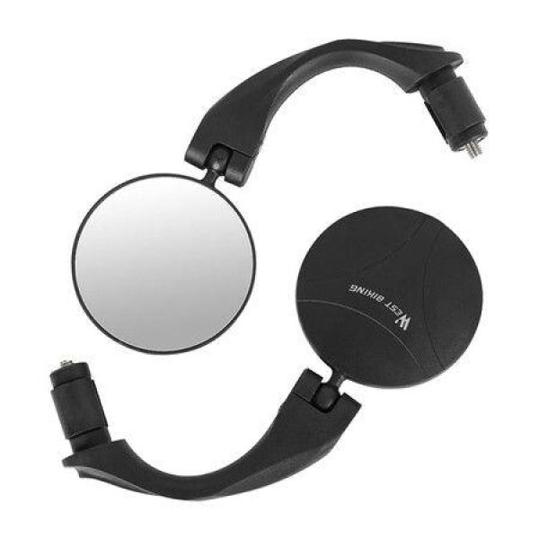 Bike Mirrors Handlebar Rearview Mirror, 2 Packs Rear View Cycling Mirror for Mountain or Road Bike The Handlebar 1.74-2.2cm