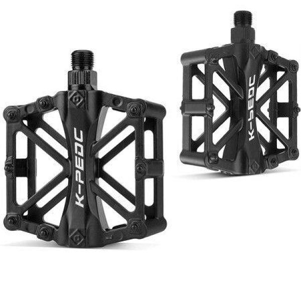 Bike Pedals 9/16 For MTB Universal Lightweight Aluminum Alloy Platform Pedal For Travel Cyclocross Bikes.