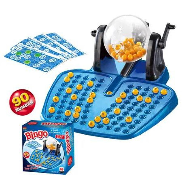 Bingo Lotto Game Set,Bingo Crank Machine Game Set with Balls