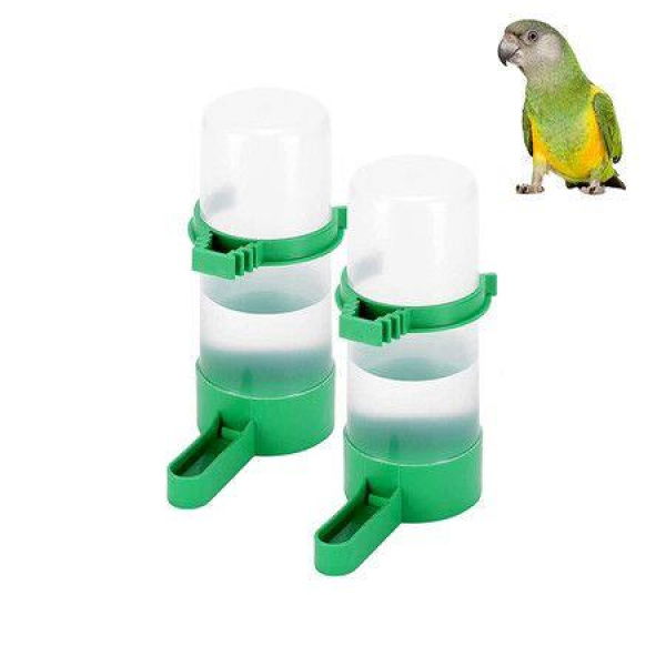 Bird Water Dispenser For Cage 2pcs Bird Water Bowl 60ml Automatic No Mess Gravity Feeder Bird Watering Supplies