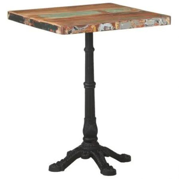 Bistro Table 60x60x76 cm Solid Reclaimed Wood