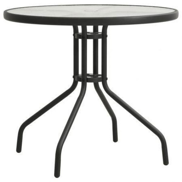 Bistro Table Anthracite 80x71 Cm Steel