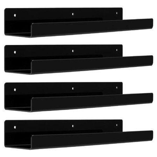 Black Acrylic Shelves for Storage,15