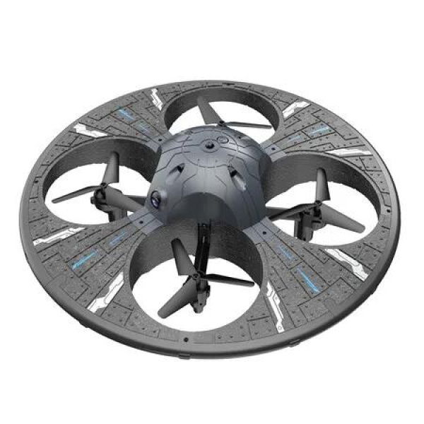 Black HD Aerial Photography Drone Light Switching UFO Foam Remote Control Aircraft,Intelligent Obstacle Avoidance And Anti-collision Quadcopter