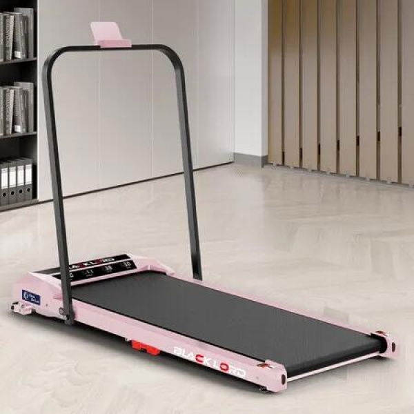 BLACK LORD Treadmill Electric Walking Pad Under Desk Home Incline Foldable Pink