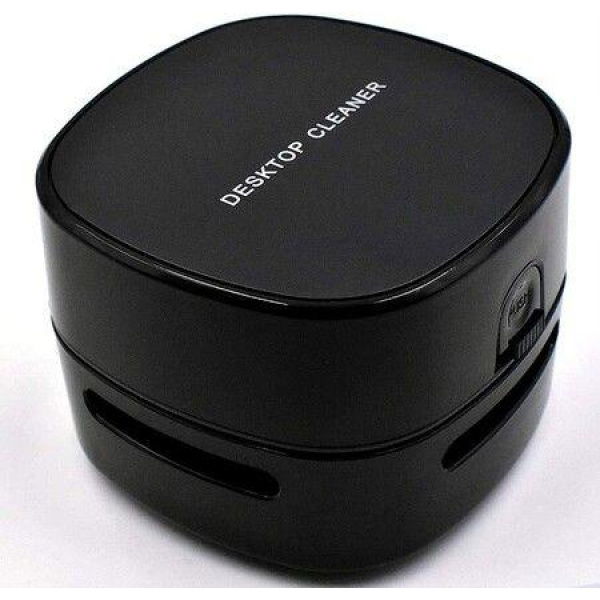 (Black)Desktop Mini Table dust Sweeper Energy Saving,High Endurance up to 90 mins,Cordless&360o Rotatable Design for Keyboard/Home/School/Office