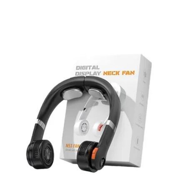 Bladeless Neck Fan USB Rechargeable Lightweight Silent Portable Cooling Outdoor Protected Battery Cool Ice sensation 7000RPM High-Speed Brushless Motor